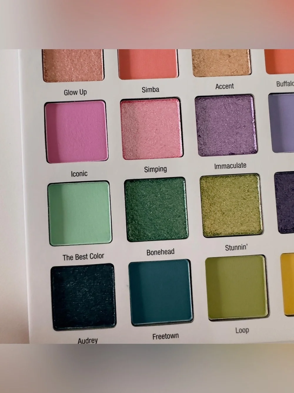 NWT Glamlite x Mikayla Edition 1 30 Color Eyeshadow Palette